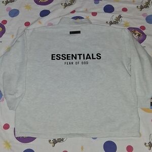 Essentials Fear Of God Baggy Turtleneck Sweatshirt Flowy